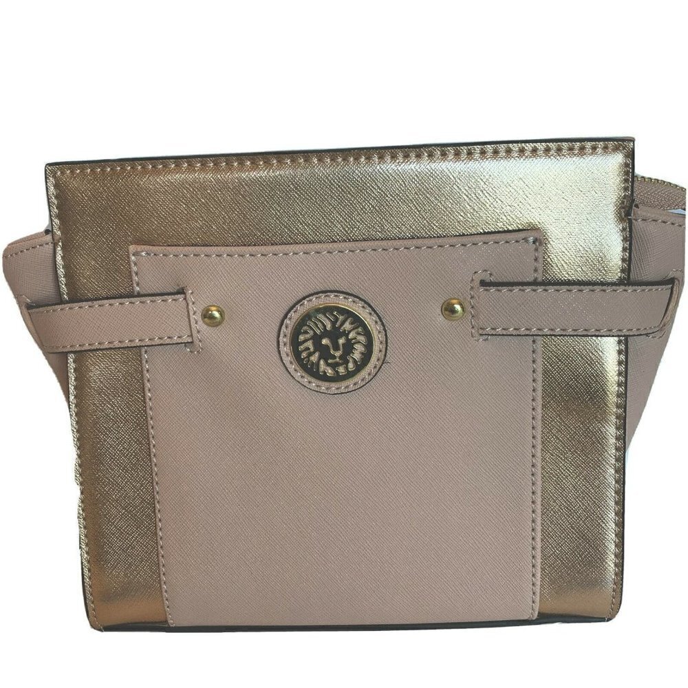 Anne Klein NWT Pink Rose Gold Crossbody Adjustable Shoulder Handbag